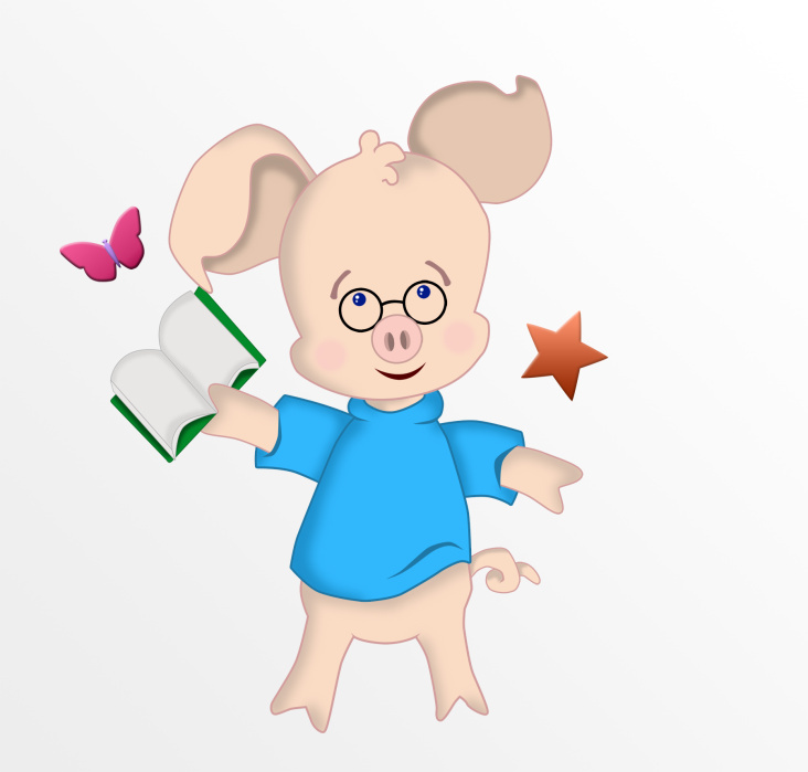 Book Pig (1st Draft) – Character Design
