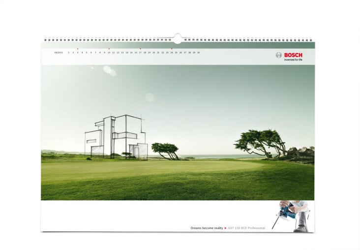 Bosch Kalender 2011 „Träume im Großformat“