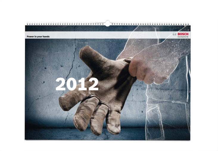 Bosch Kalender 2012 „Power in your hands“