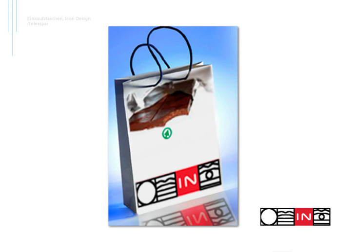 Design Einkaufstaschen, Icon Design für SPAR International
