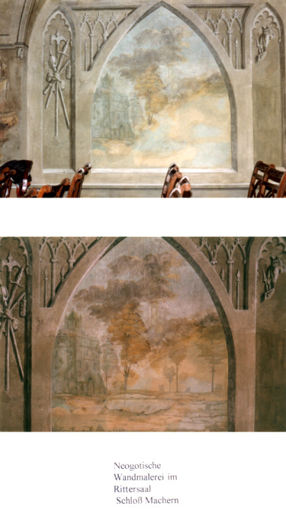 Restaurierung einer klassizistischen Wandmalerei