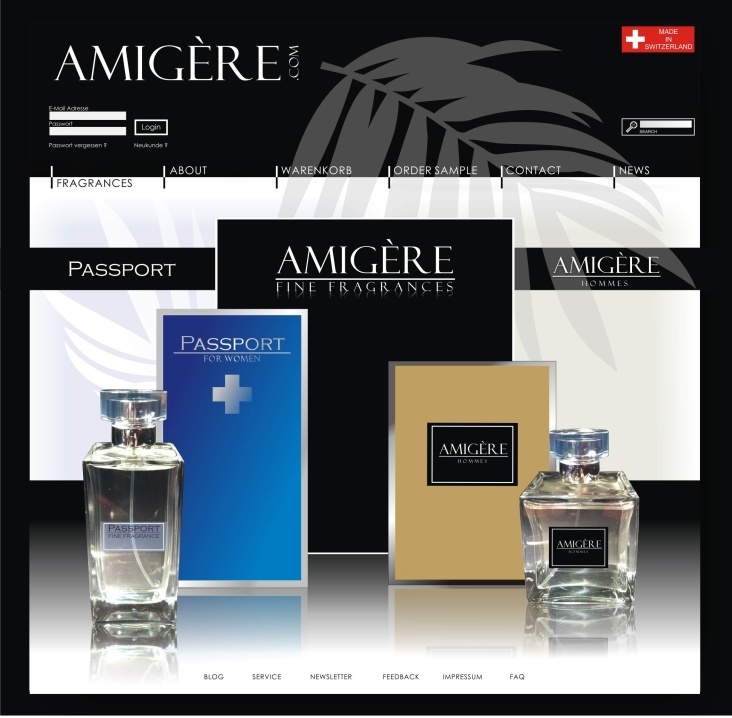 Online-shop für Parfumhersteller
