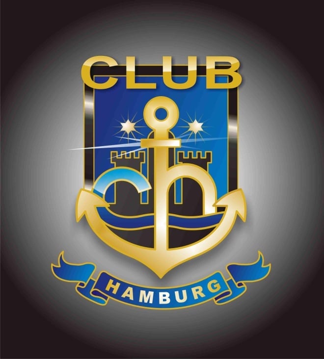 Logoentwurf Wappenform für einen Nachtclub in Hamburg