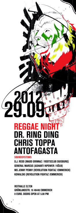 Flyer Reggae Night