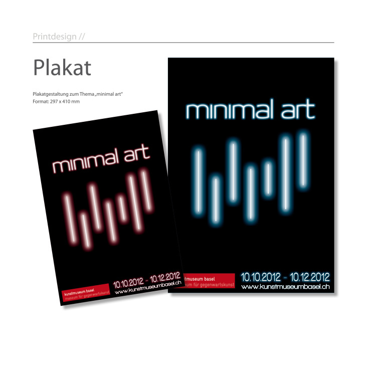 Minimal Art – Plakat