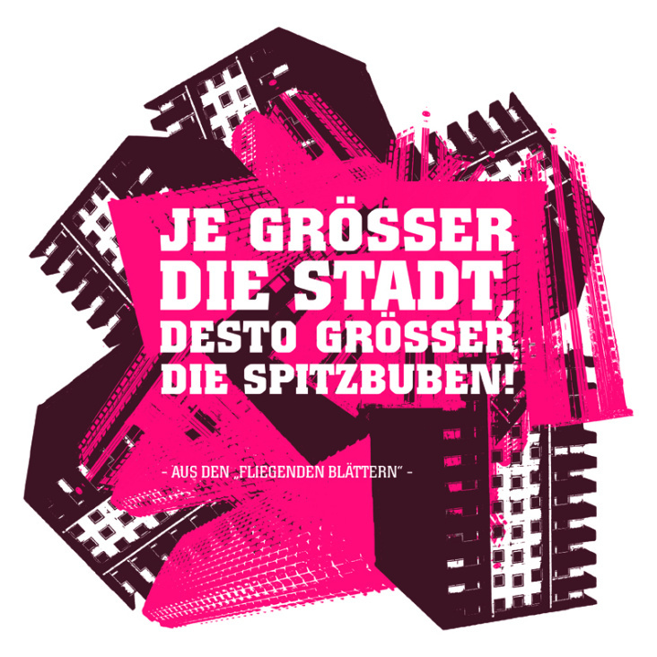 T-Shirt-Gestaltung zum Thema Urbanität