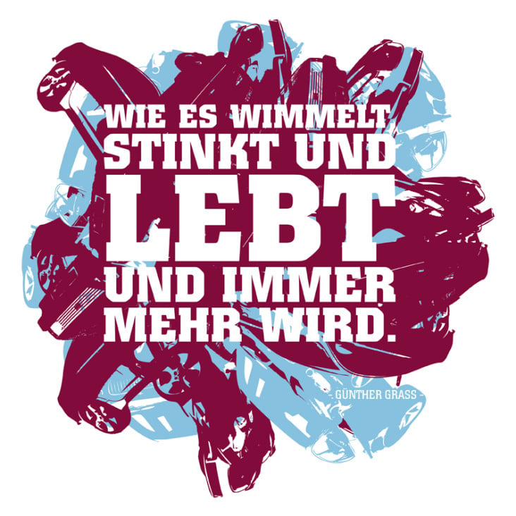 T-Shirt-Gestaltung zum Thema Urbanität