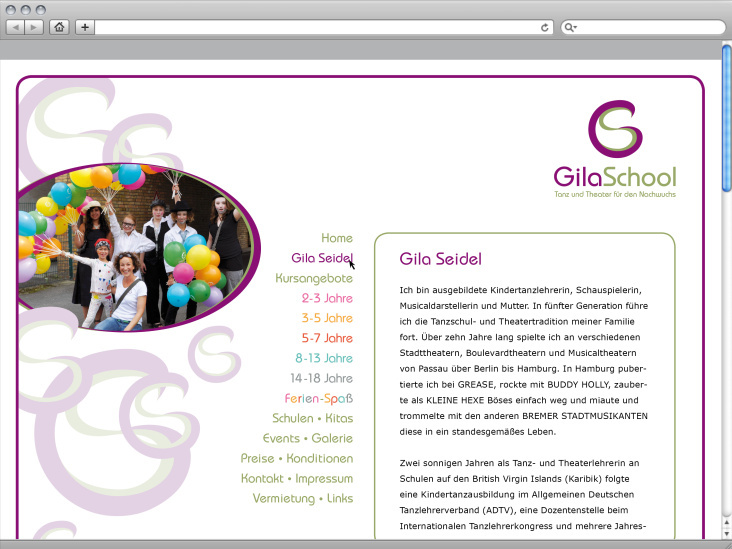 GilaSchool Website – Gila Seidel