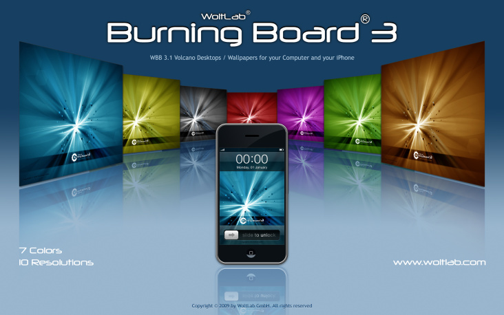 WoltLab® GmbH – Burning Board® 3.1 – Volcano Desktop Image Presentation – 2009