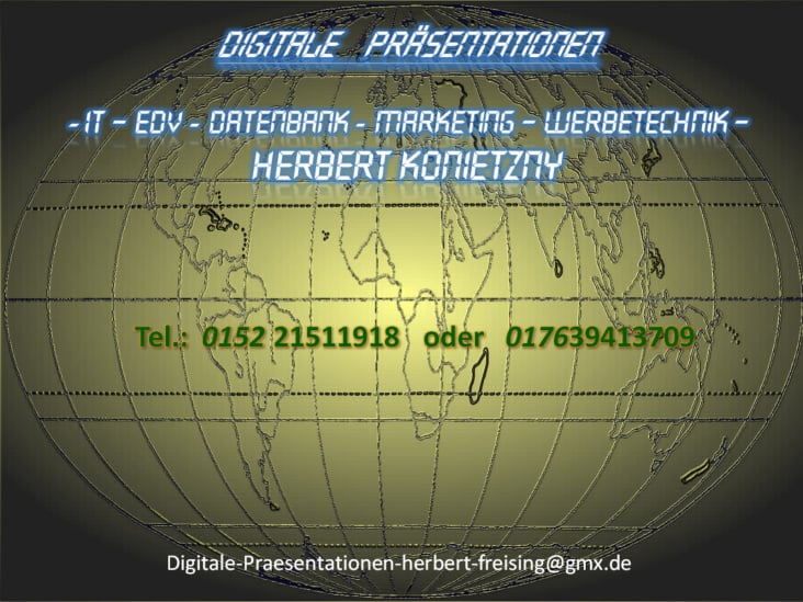 Digitale Präsentationen Werbe und Marketing Agentur  Freising