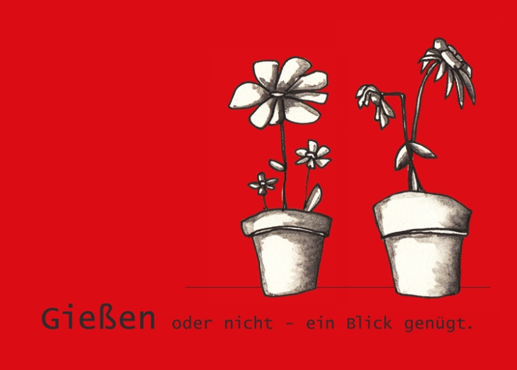 „Gießen genießen“, Postkarte, Gießen, 2012