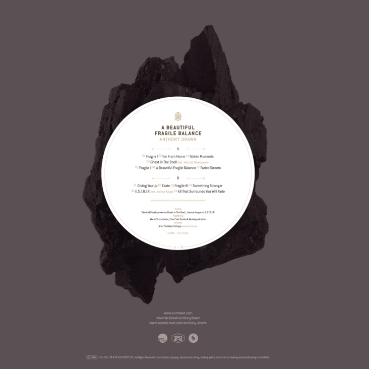 Anthony Drawn – A Beautiful Fragile Balance LP Cover – Rückseite