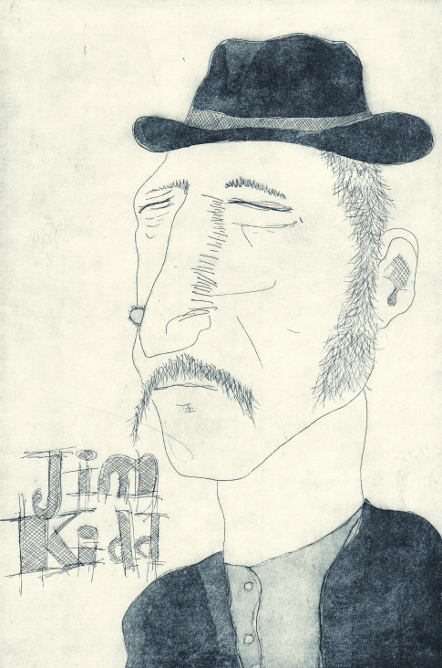 Jim Kidd (Radierung + Aquatinta 20×30cm)