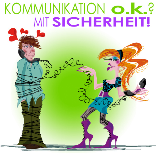 Illustration für Kommunikationstechnik-Firma