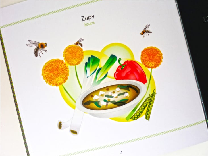 example page with soup illustration