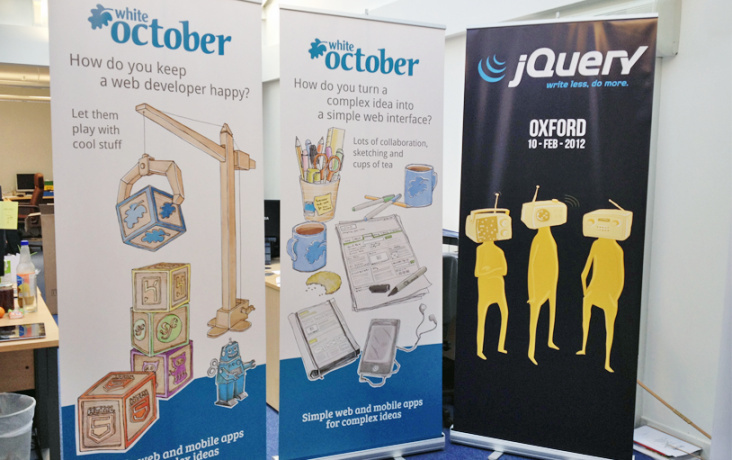UK jQuery Conference: White October Banner