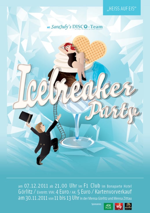 Icebreaker-Party 2011 / Plakat