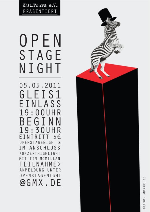 Open-Stage-Night 2011 / Flyer