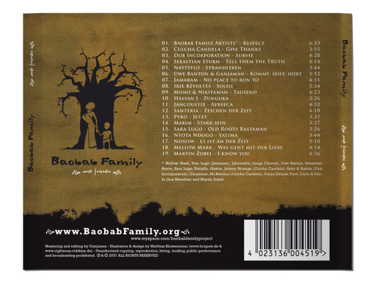Baobab Family & Friends – Rückseite