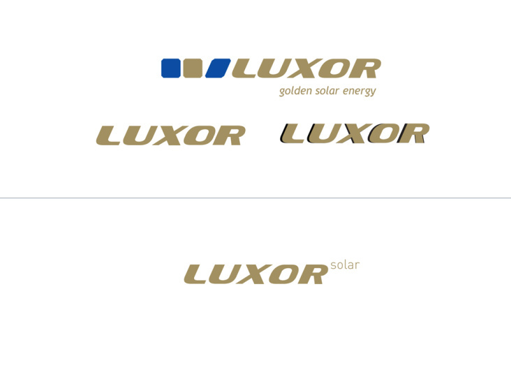 Logoredesign – oben: das alte Logo, sowie die Änderungen, unten: das neue Logo