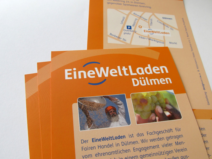 EineWeltLaden – Infoflyer