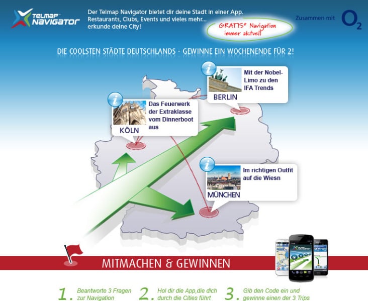 Facebook Gewinnspiel Telmap Navigator