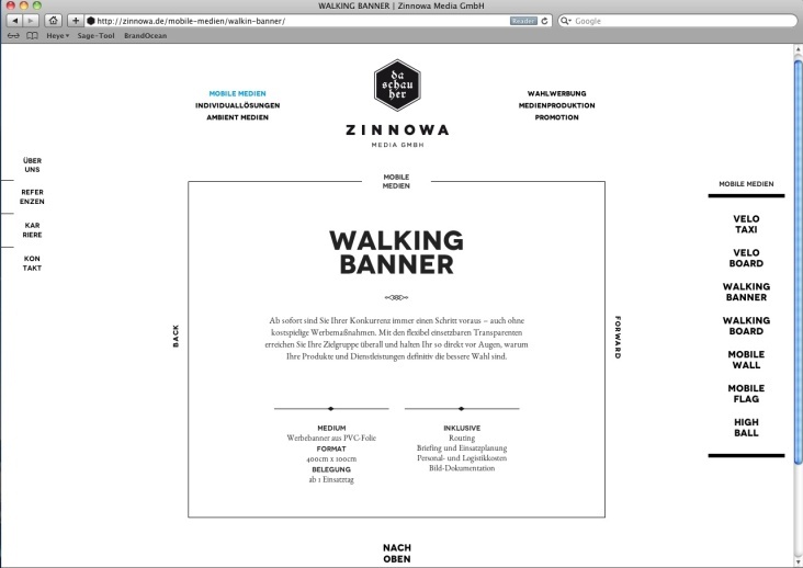 ZINNOWA – Website / Unterseite (www.zinnowa.de)