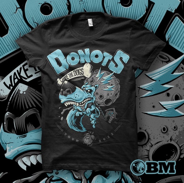 Donots – Wake The Dogs :: APPAREL DESIGN (Mockup)