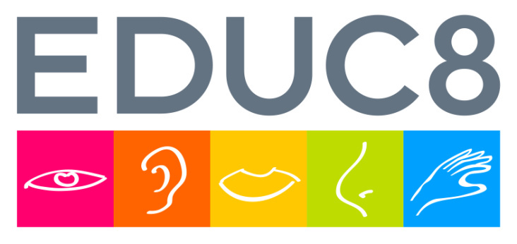 Kreation des EDUC8 Logos, Agentur: Putz Stingl, Kunde: Ingram Micro