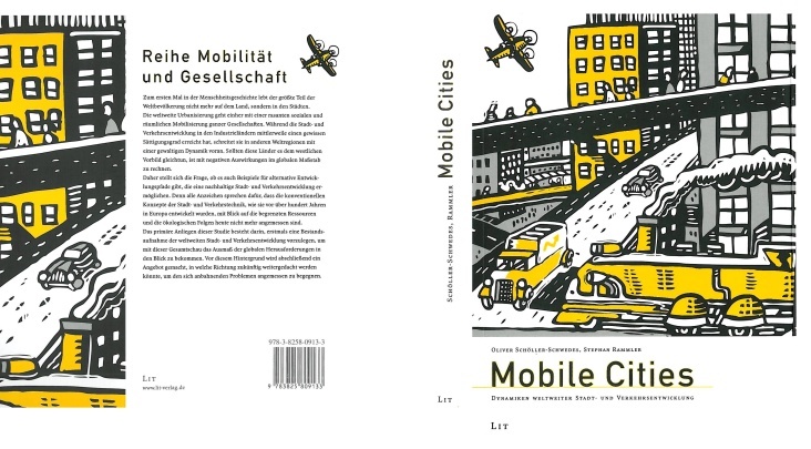 Illustrationen für das Buch-Cover für „Mobile Cities (Lit Verlag).