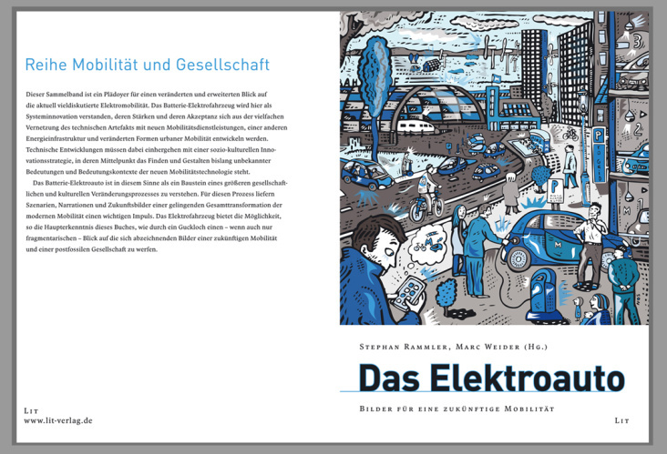 Cover für das Buch „Das Elektroauto (Lit Verlag, 2012).