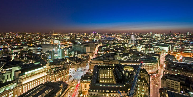 CITY OF LONDON FROM ABOVE 1