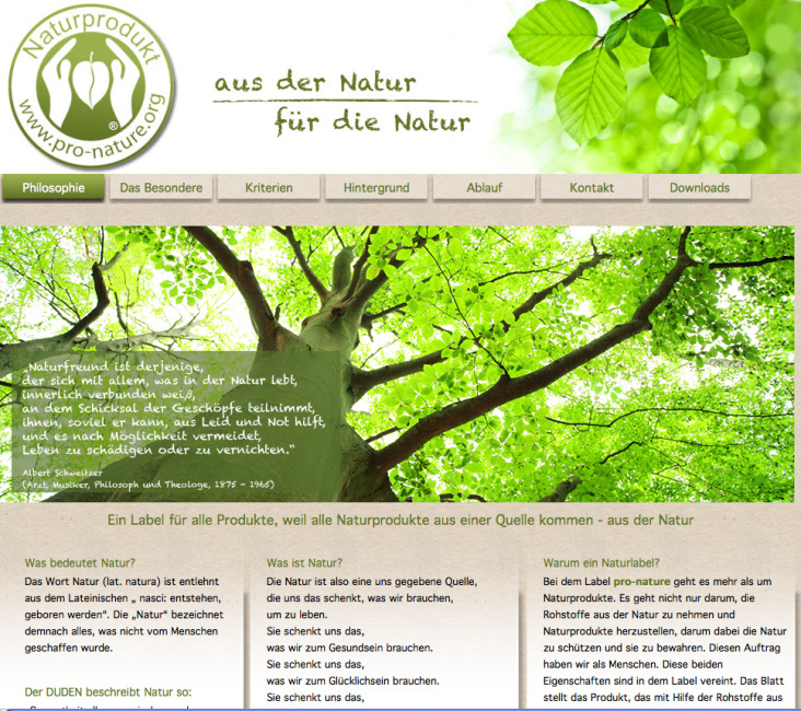 Website pro-nature