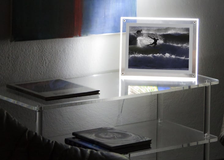 LED-Frame-Style im B6 Format mit Motiv aus dem Blue-Pics.net Archiv