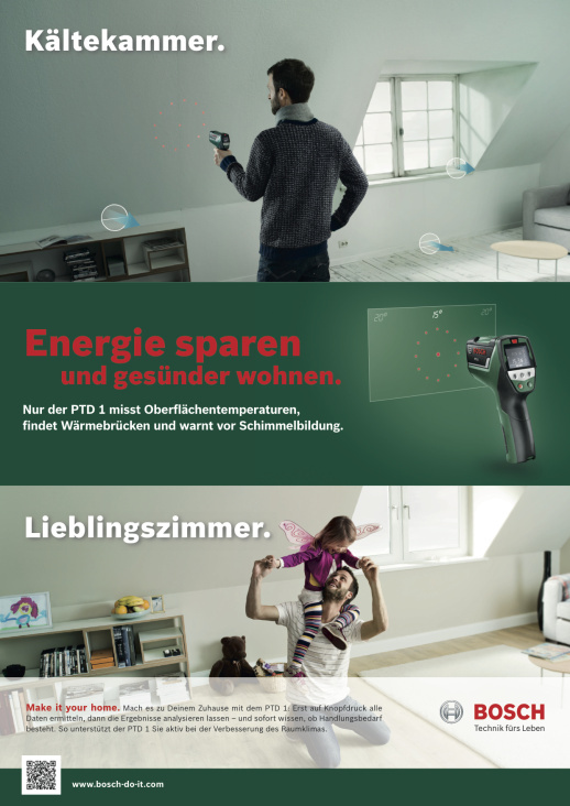 Bosch – Anzeige zur Einführung des neuen Multimessgeräts PTD1