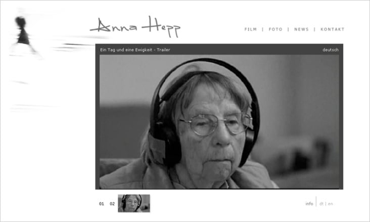 Website Anna Hepp Fotografin