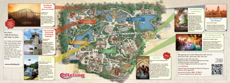 Efteling Parkbroschüre – Layout und Gestaltung