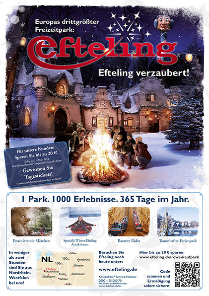 Efteling Winter Anzeige – Layout und Gestaltung