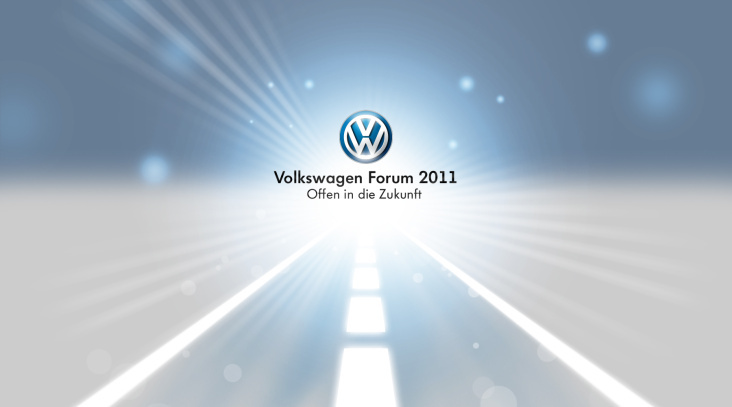 Keyvisual Pitch für das VW Forum 2011