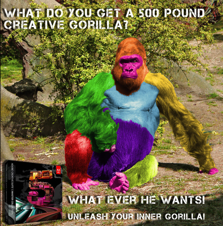 500 lbs Creative Gorilla
