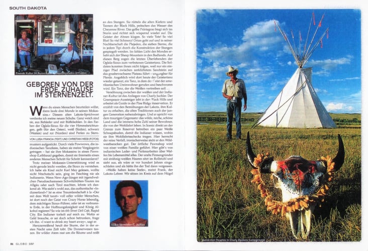 Feature „South Dakota“ für GLOBO Das Reisemagazin
