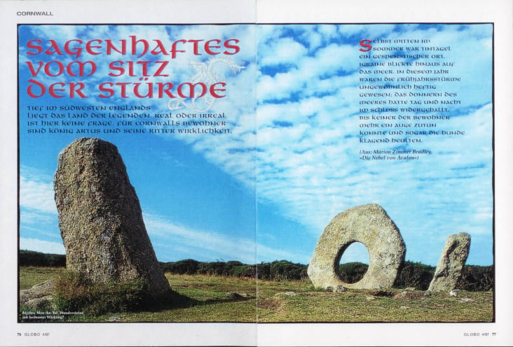 Feature „Cornwall“ für GLOBO Das Reisemagazin