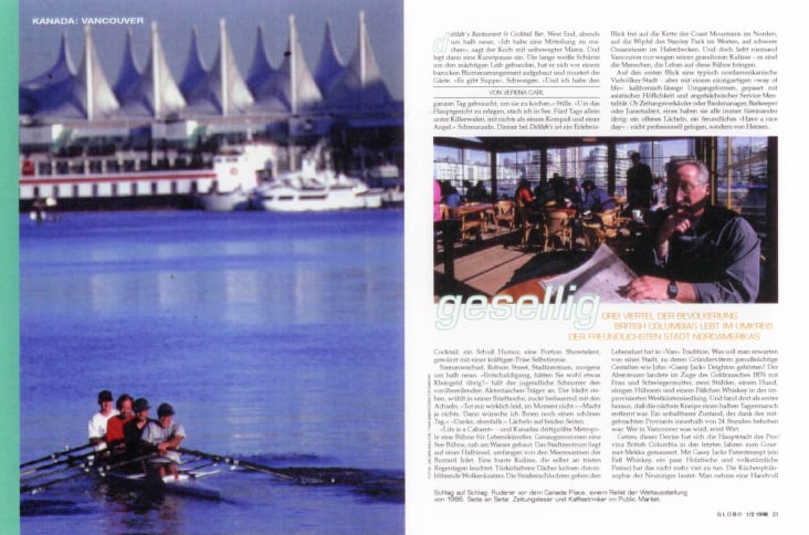 Feature „Kanada“ für GLOBO Das Reisemagazin