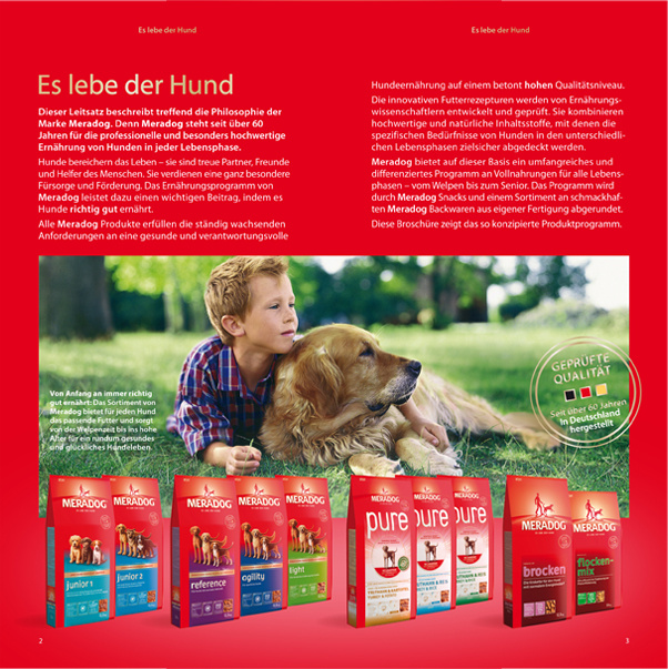 MERADOG Hundefutter Broschüre (in Auszügen)