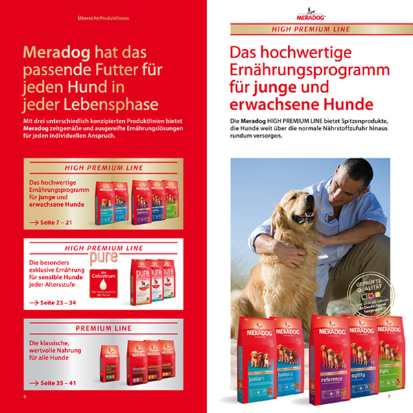 MERADOG Hundefutter Broschüre (in Auszügen)