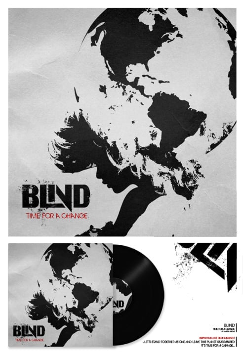 „BLIND“ – CD Covergestaltung