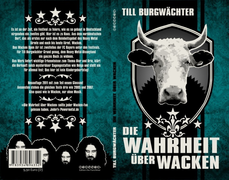 Buchumschlag  –  „Die Wahrheit über Wacken“ Till Burgwächter