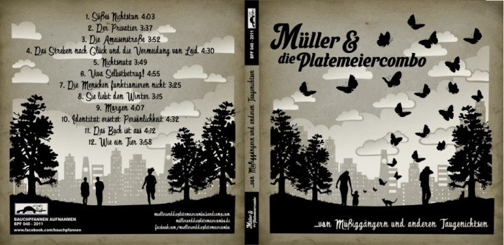 CD Verpackung – Müller und die Platemeiercombo