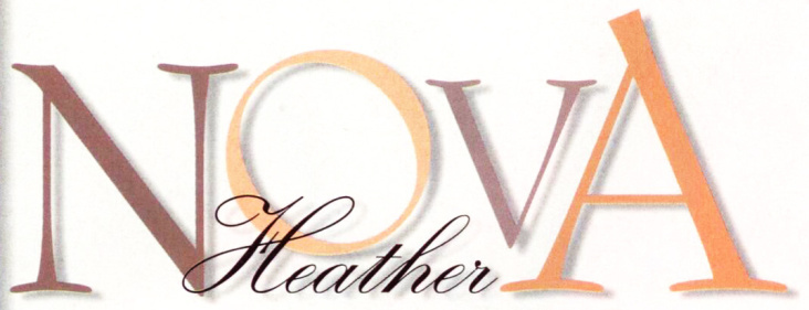 Typografische Umsetzung „Heather Nova“