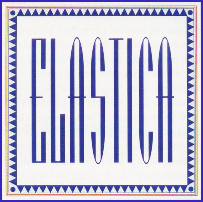 Typografische Umsetzung „Elastica“